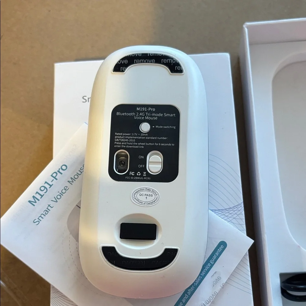 M191-Pro Smart Voice Wireless Mouse - Silver